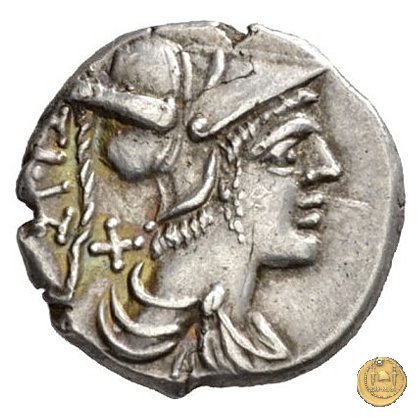 234/1 - denario Ti. Veturius 137 BC (Roma)