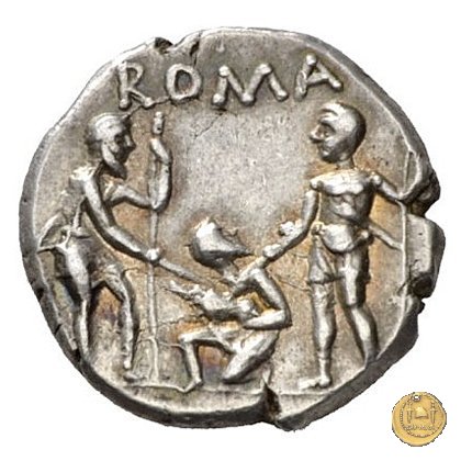 234/1 - denario Ti. Veturius 137 BC (Roma)