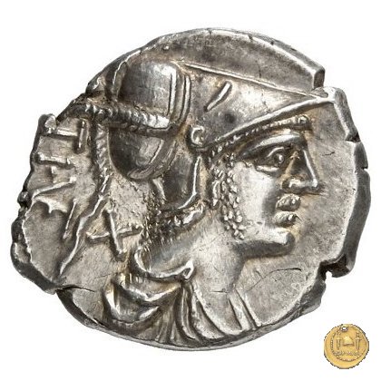 234/1 - denario Ti. Veturius 137 BC (Roma)