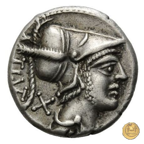 234/1 - denario Ti. Veturius 137 BC (Roma)
