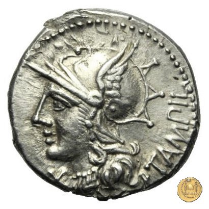 236/1 - denario M. Baebius Q.f. Tampilus 137 BC (Roma)