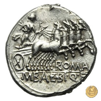 236/1 - denario M. Baebius Q.f. Tampilus 137 BC (Roma)