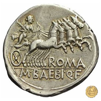 236/1 - denario M. Baebius Q.f. Tampilus 137 BC (Roma)