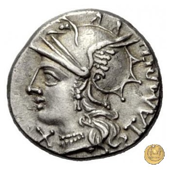 236/1 - denario M. Baebius Q.f. Tampilus 137 BC (Roma)