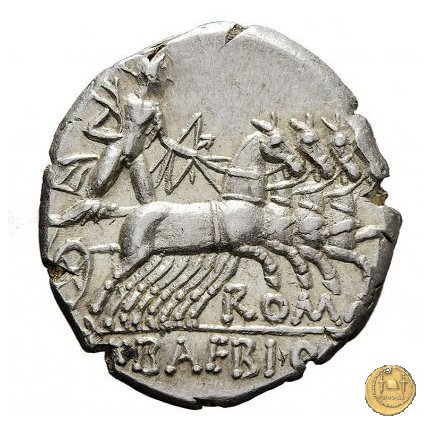 236/1 - denario M. Baebius Q.f. Tampilus 137 BC (Roma)