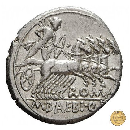 236/1 - denario M. Baebius Q.f. Tampilus 137 a.C. (Roma)