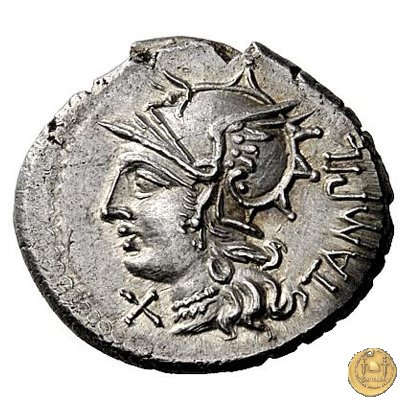 236/1 - denario M. Baebius Q.f. Tampilus 137 BC (Roma)