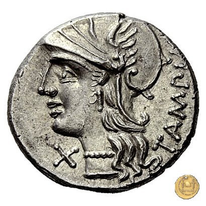 236/1 - denario M. Baebius Q.f. Tampilus 137 BC (Roma)