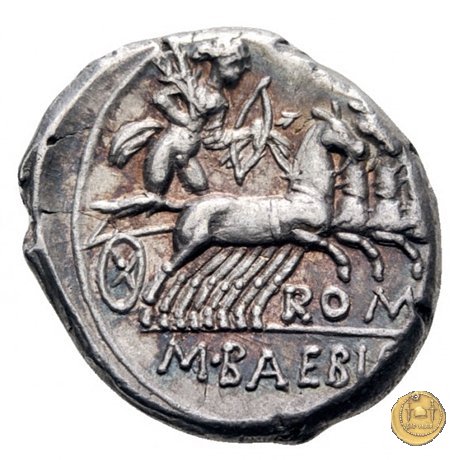 236/1 - denario M. Baebius Q.f. Tampilus 137 BC (Roma)