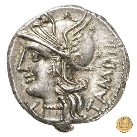 236/1 - denario M. Baebius Q.f. Tampilus 137 BC (Roma)