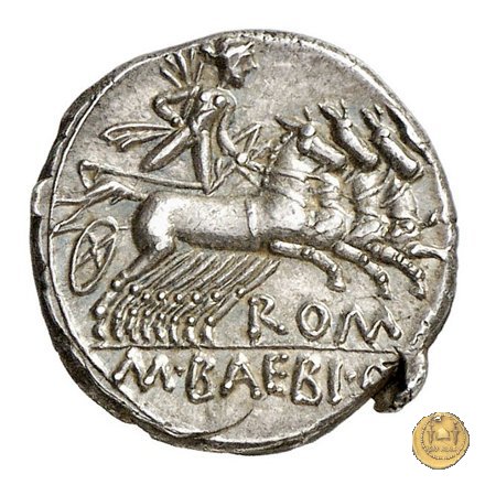 236/1 - denario M. Baebius Q.f. Tampilus 137 BC (Roma)