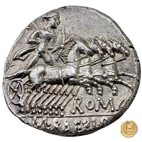 236/1 - denario M. Baebius Q.f. Tampilus 137 BC (Roma)