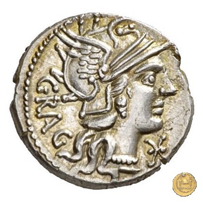 238/1 - denario L. Antestius Gragulus 136 BC (Roma)