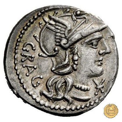 238/1 - denario L. Antestius Gragulus 136 BC (Roma)