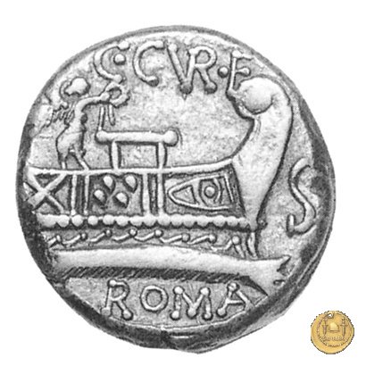 240/2 - semisse C. Curiatius Trigeminus filius 135 BC (Roma)