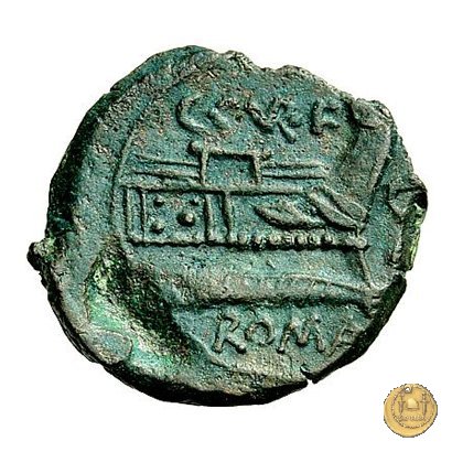 240/2 - semisse C. Curiatius Trigeminus filius 135 BC (Roma)