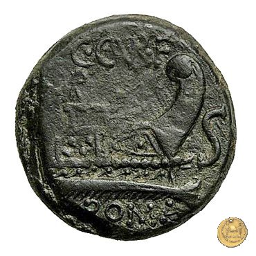 240/2 - semisse C. Curiatius Trigeminus filius 135 BC (Roma)