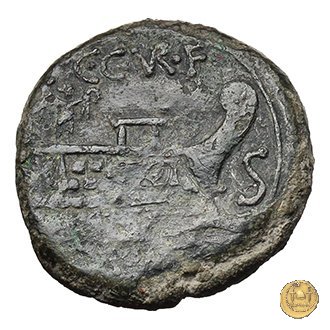 240/2 - semisse C. Curiatius Trigeminus filius 135 BC (Roma)