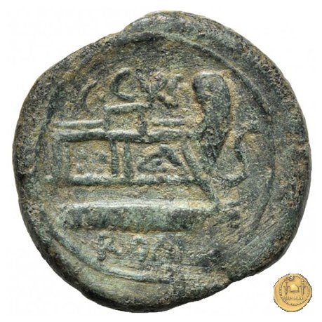 240/2 - semisse C. Curiatius Trigeminus filius 135 BC (Roma)