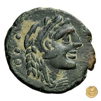 240/4 - quadrante C. Curiatius Trigeminus filius 135 BC (Roma)