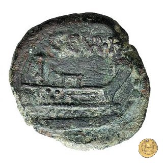 240/4 - quadrante C. Curiatius Trigeminus filius 135 BC (Roma)