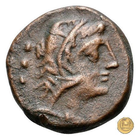 240/4 - quadrante C. Curiatius Trigeminus filius 135 BC (Roma)