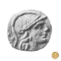 240/6 - oncia C. Curiatius Trigeminus filius 135 BC (Roma)