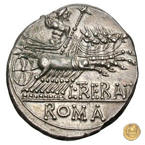 241/1 - denario L. Trebanius 135 BC (Roma)