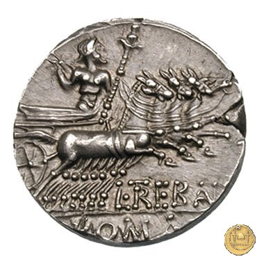 241/1 - denario L. Trebanius 135 BC (Roma)