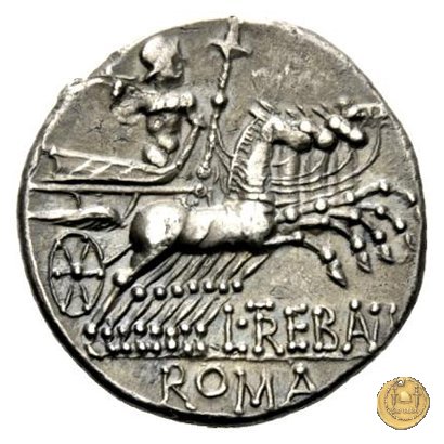 241/1 - denario L. Trebanius 135 BC (Roma)