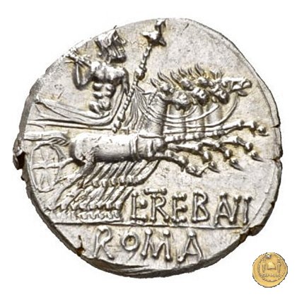 241/1 - denario L. Trebanius 135 BC (Roma)