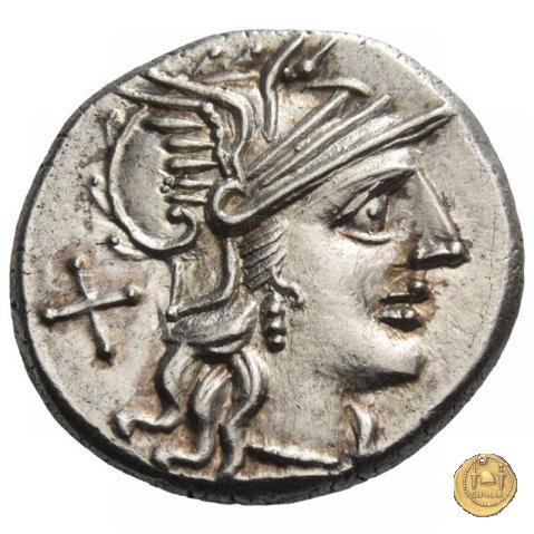 241/1 - denario L. Trebanius 135 BC (Roma)