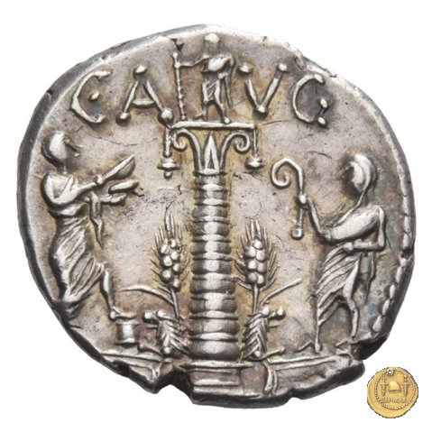 242/1 - denario C. Minucius Augurinus 135 BC (Roma)