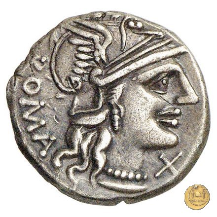 242/1 - denario C. Minucius Augurinus 135 BC (Roma)