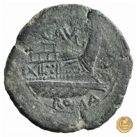 242/2 - semisse C. Minucius Augurinus 135 BC (Roma)