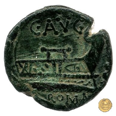 242/3 - triente C. Minucius Augurinus 135 BC (Roma)