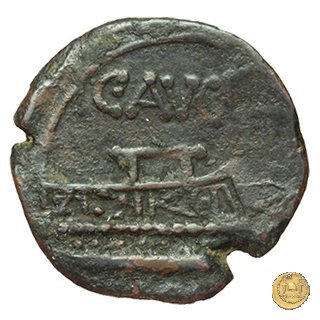 242/4 - quadrante C. Minucius Augurinus 135 a.C. (Roma)