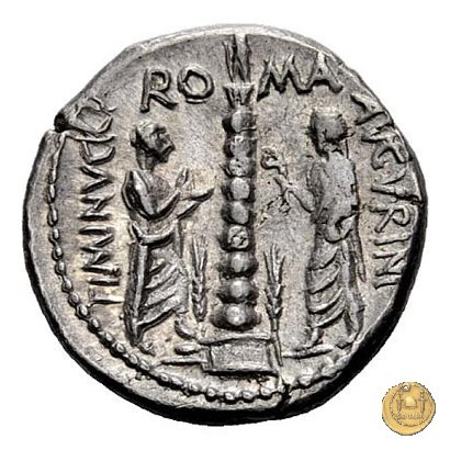 243/1 - denario Ti. Minucius C.f. Augurinus 134 BC (Roma)