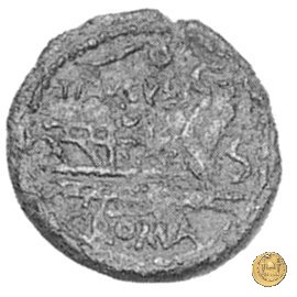 243/2 - semisse Ti. Minucius C.f. Augurinus 134 BC (Roma)