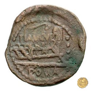 243/3 - triente Ti. Minucius C.f. Augurinus 134 BC (Roma)