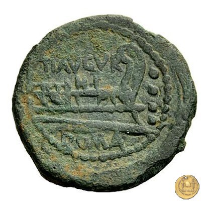 243/3 - triente Ti. Minucius C.f. Augurinus 134 BC (Roma)