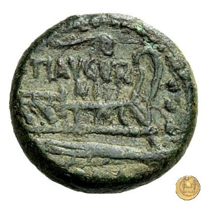 243/4 - quadrante Ti. Minucius C.f. Augurinus 134 BC (Roma)