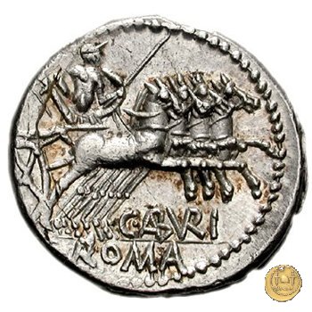 244/1 - denario C. Aburius Geminus 134 BC (Roma)