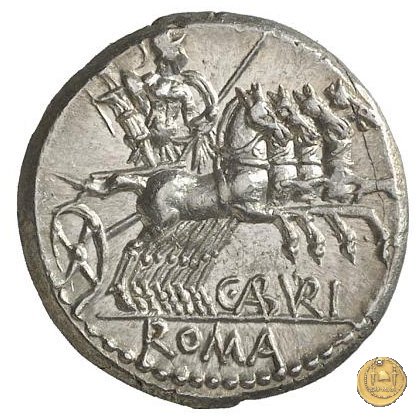 244/1 - denario C. Aburius Geminus 134 BC (Roma)