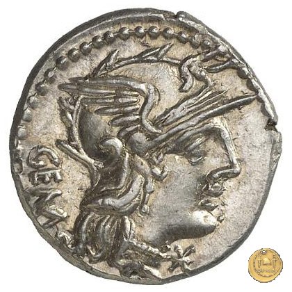 244/1 - denario C. Aburius Geminus 134 BC (Roma)