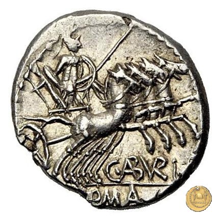 244/1 - denario C. Aburius Geminus 134 BC (Roma)