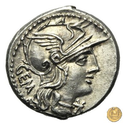 244/1 - denario C. Aburius Geminus 134 BC (Roma)