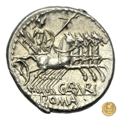 244/1 - denario C. Aburius Geminus 134 BC (Roma)
