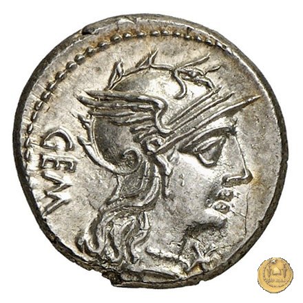 244/1 - denario C. Aburius Geminus 134 BC (Roma)