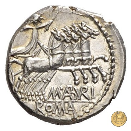 244/1 - denario C. Aburius Geminus 134 BC (Roma)